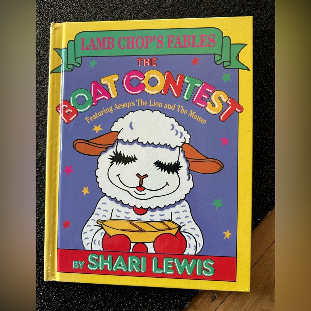 Vintage 1993 Lamb Chop’s Fables book Shari Lewis hardback children’s book
